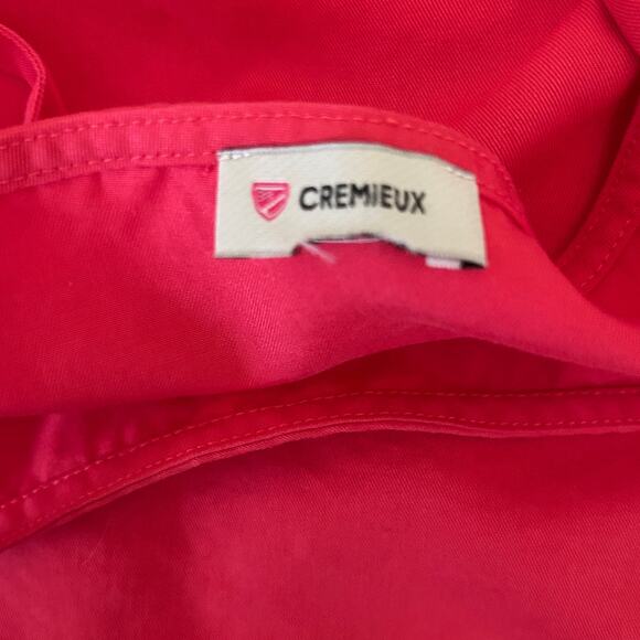 Y2K Cremieux Women Top Red Lyocell Camisole Satiny Layer Coquette Festival Retro - Picture 2 of 10